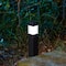 Glitzhome® 15.25" Solar Powered Transparent Texture Lens Pathway Stake Lights, 6ct.